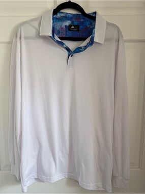 White long sleeve men's dress shirt